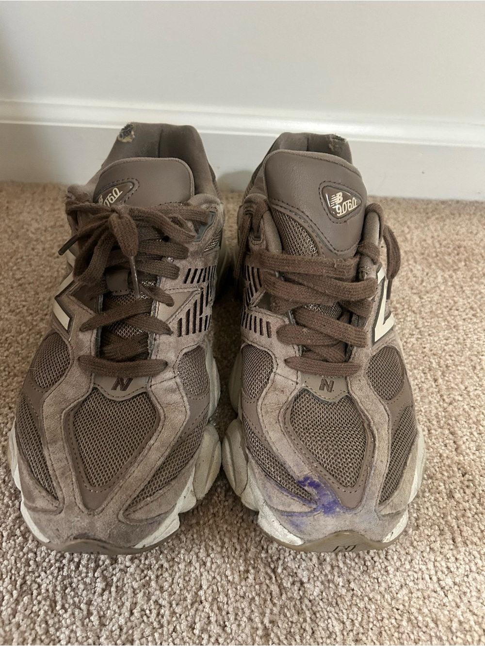 New Balance Women’s Sneakers in Brown and Cream